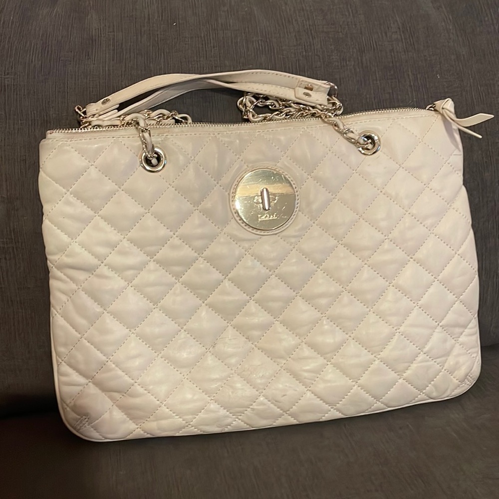 DKNY Leather Chain Shoulder Bag